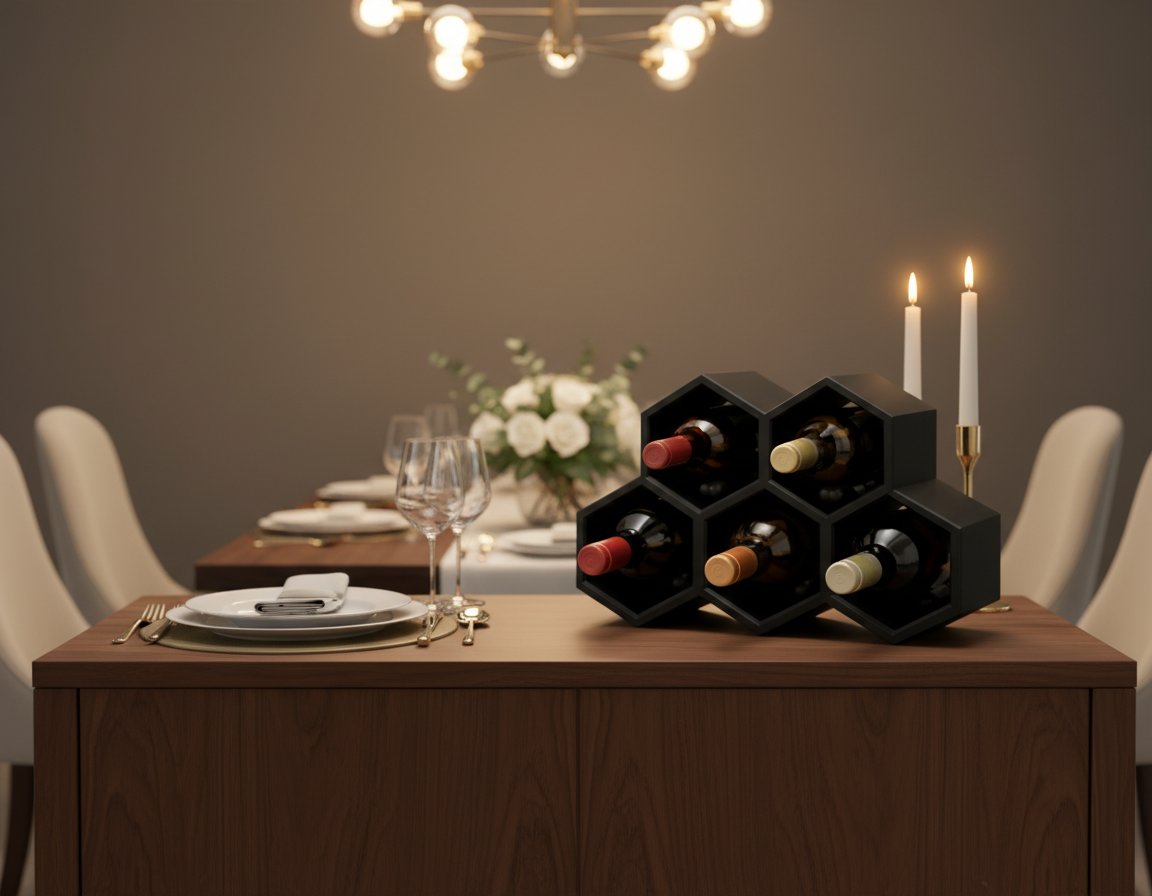 Estante para 5 vinos