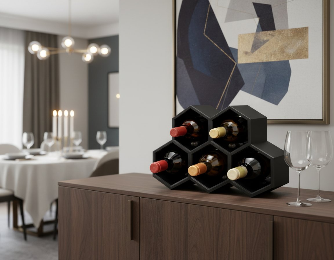 Estante para 5 vinos