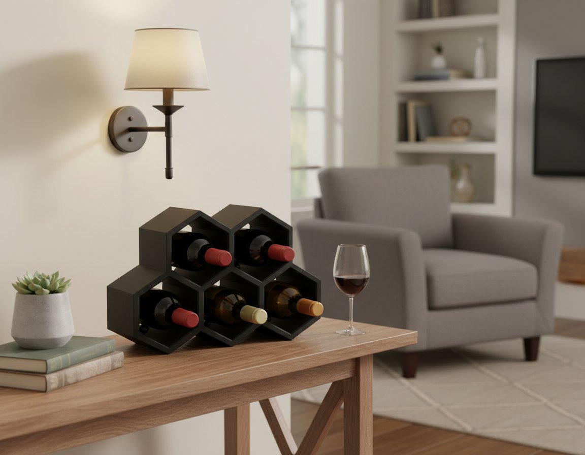 Estante para 5 vinos