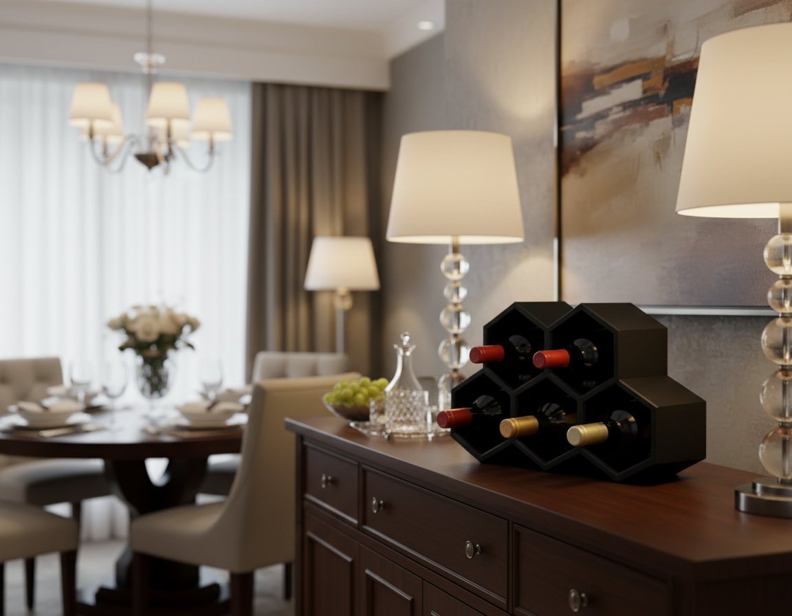 Estante para 5 vinos