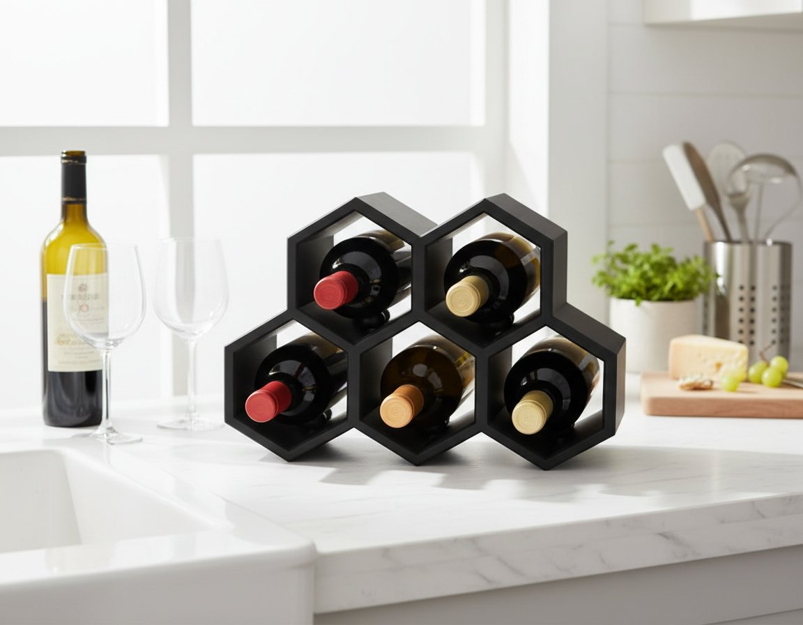 Estante para 5 vinos