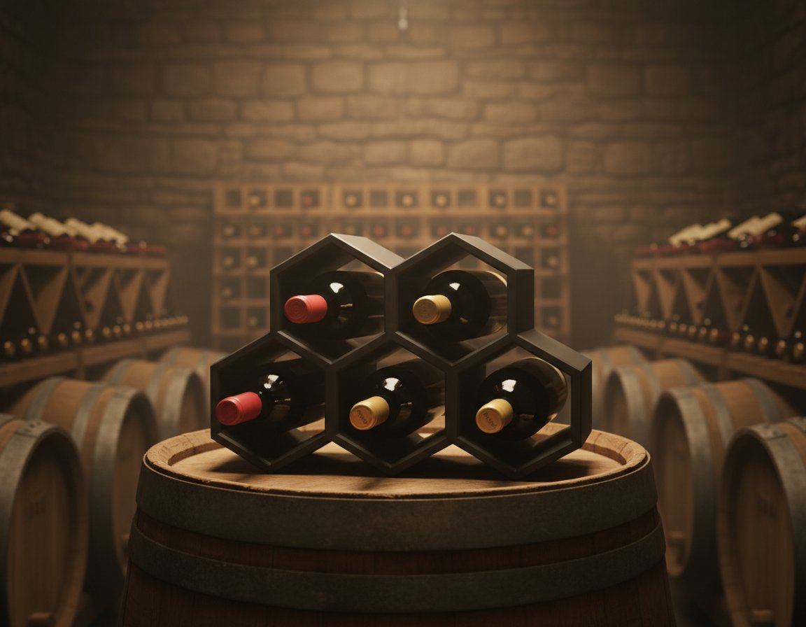 Estante para 5 vinos