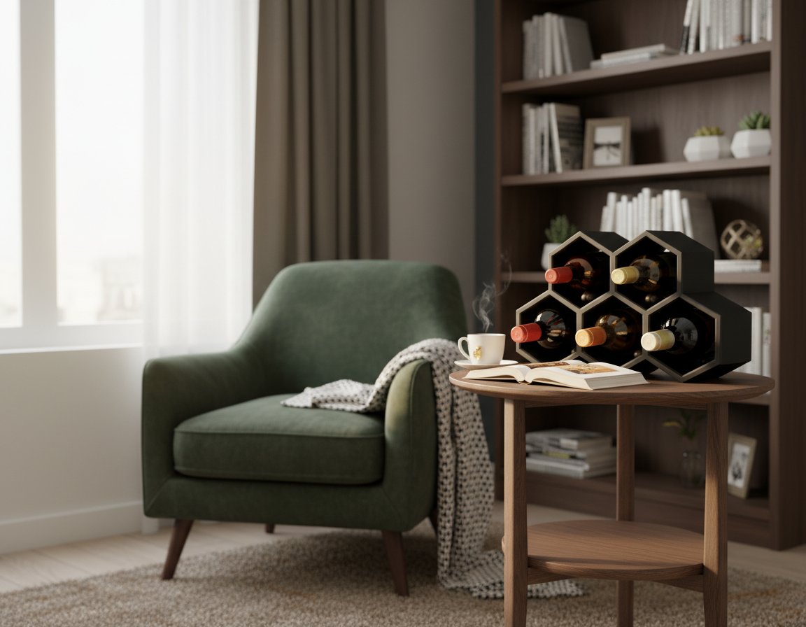 Estante para 5 vinos