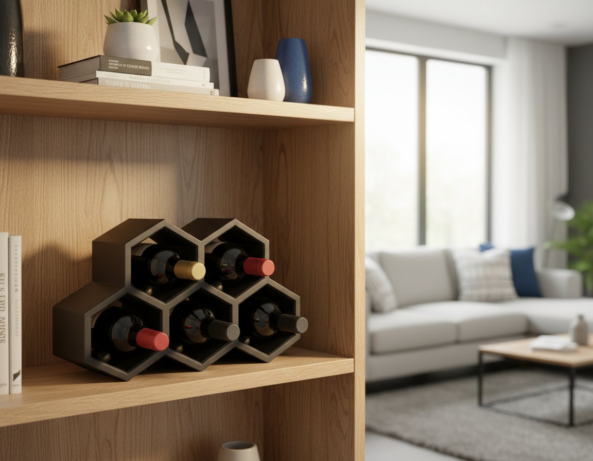 Estante para 5 vinos