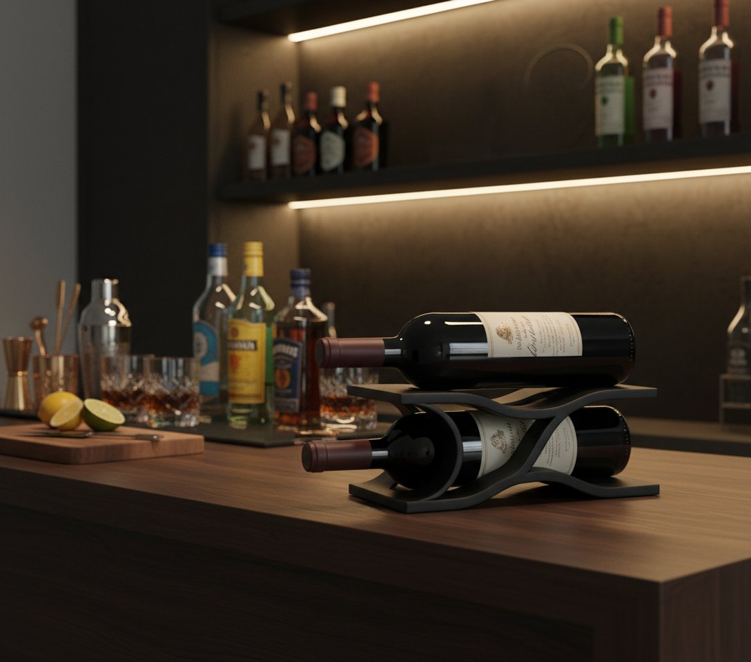 Estante para 2 vinos