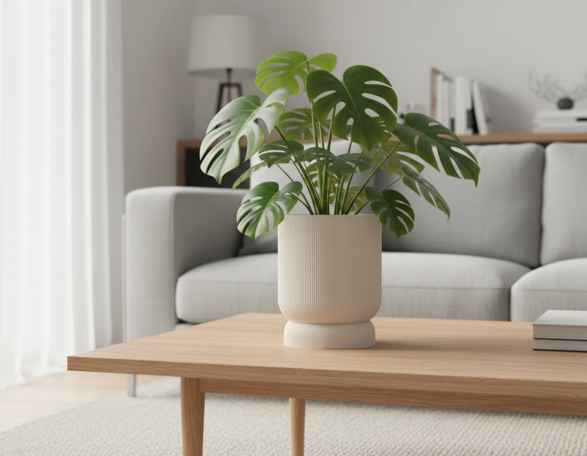 Maceta con bandeja de goteo