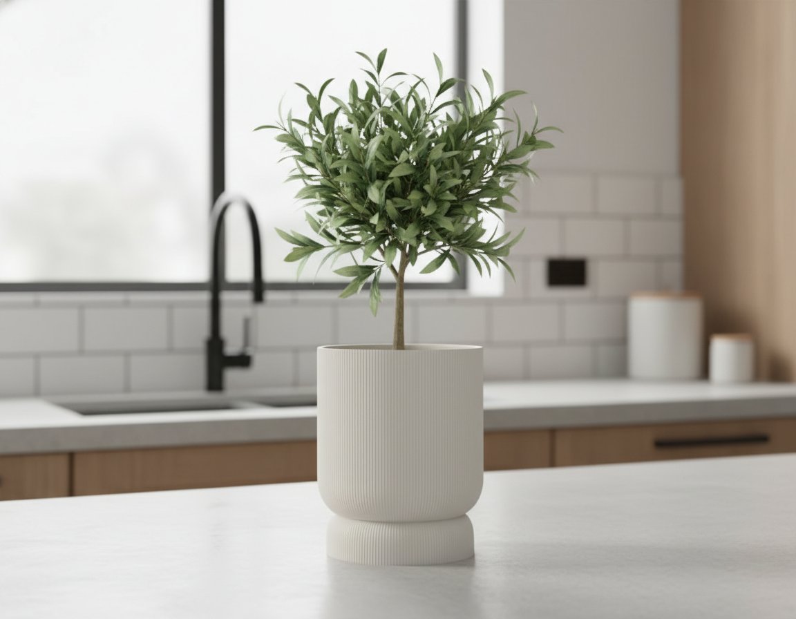 Maceta con bandeja de goteo