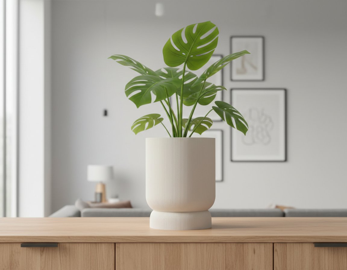 Maceta con bandeja de goteo