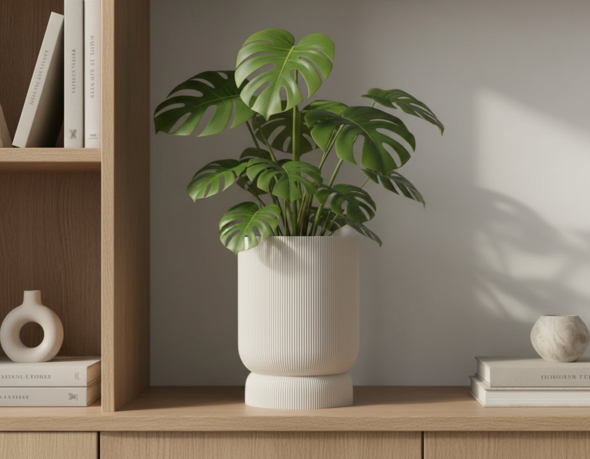 Maceta con bandeja de goteo