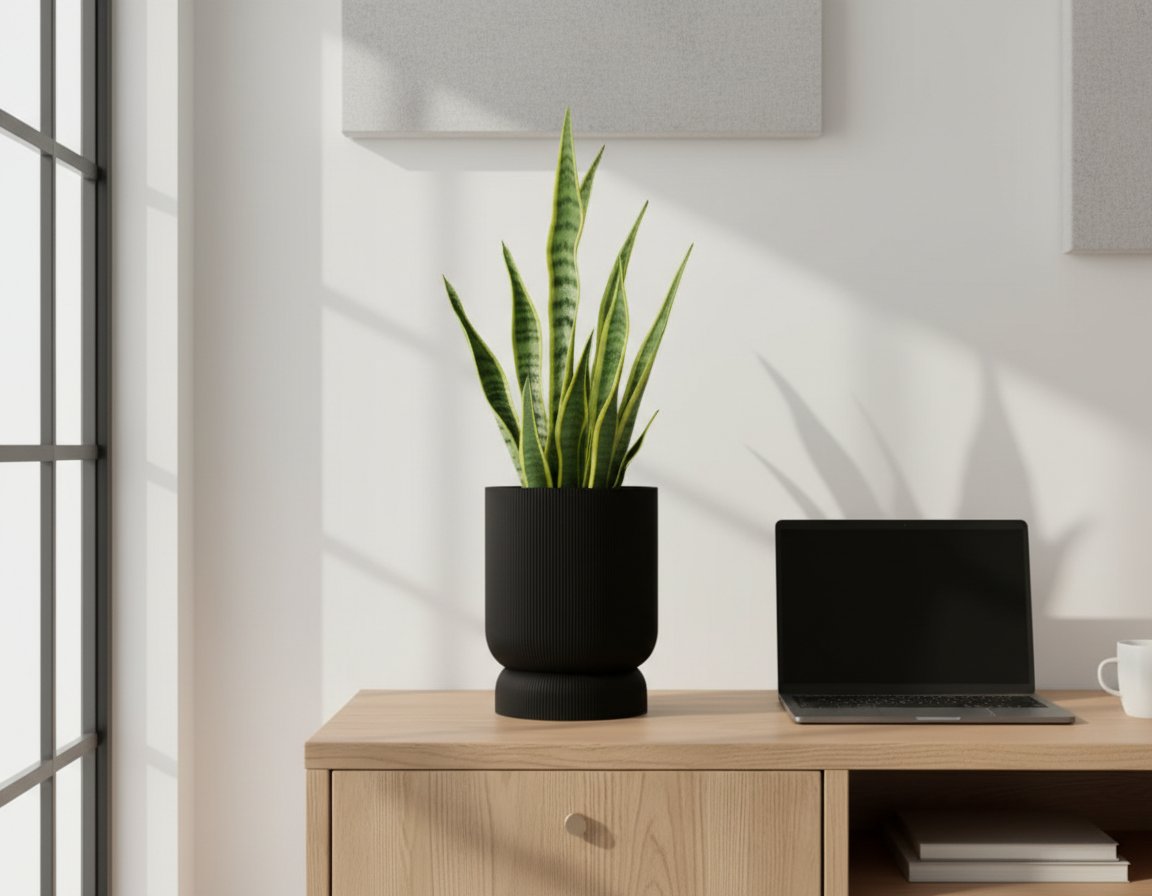 Maceta con bandeja de goteo