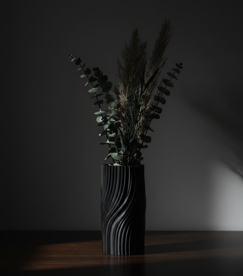 Jarron moderno retorcido
