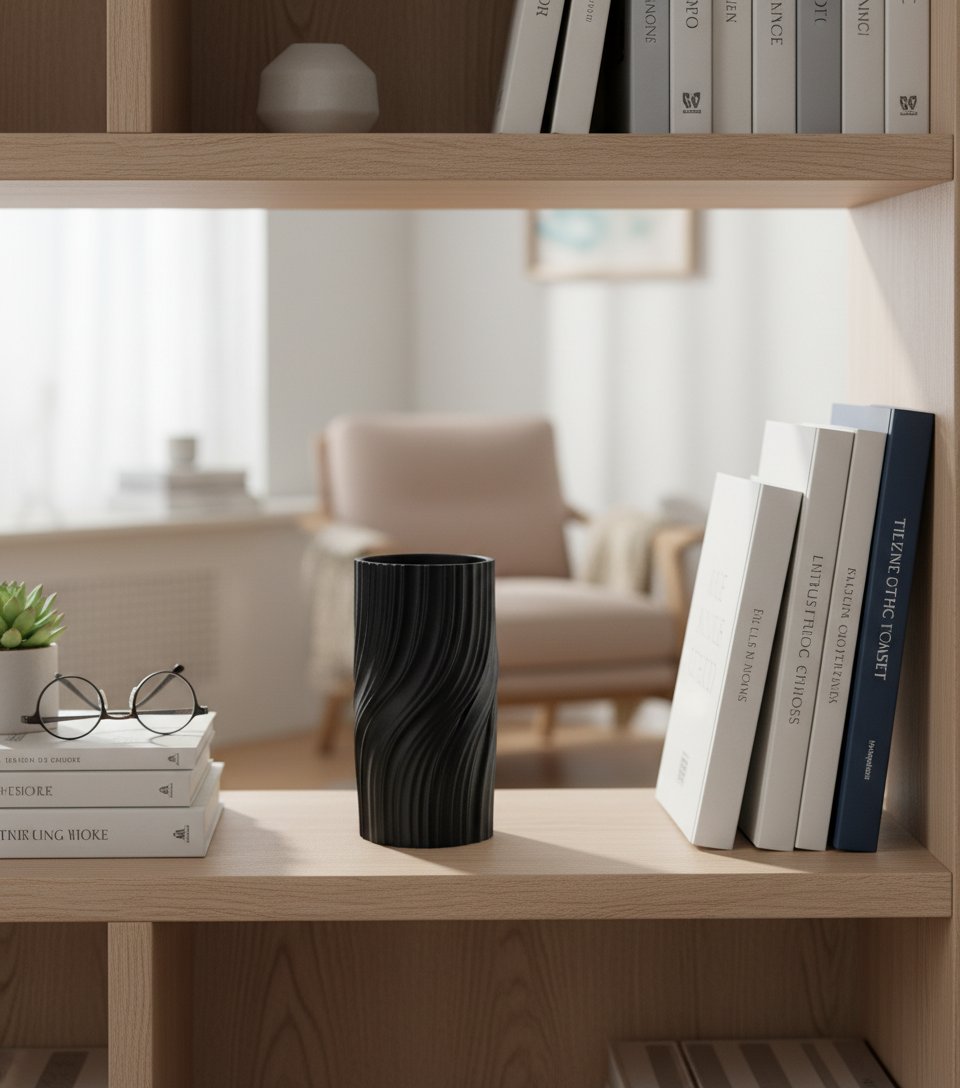 Jarron moderno retorcido