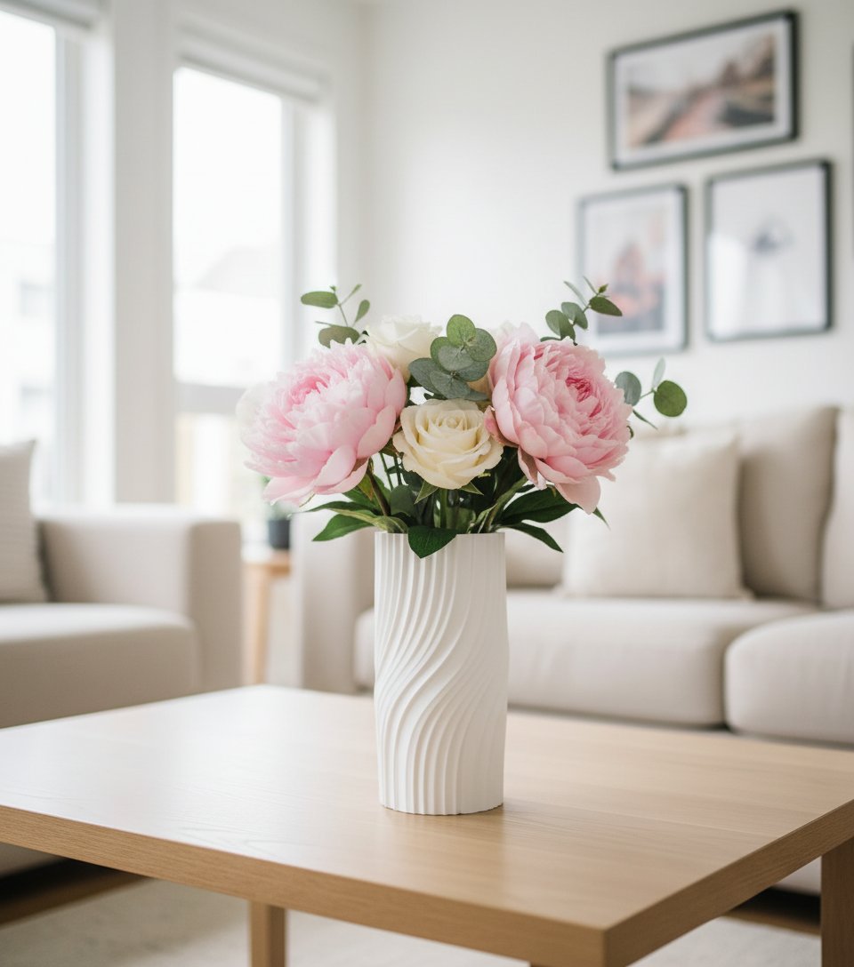 Jarron moderno retorcido