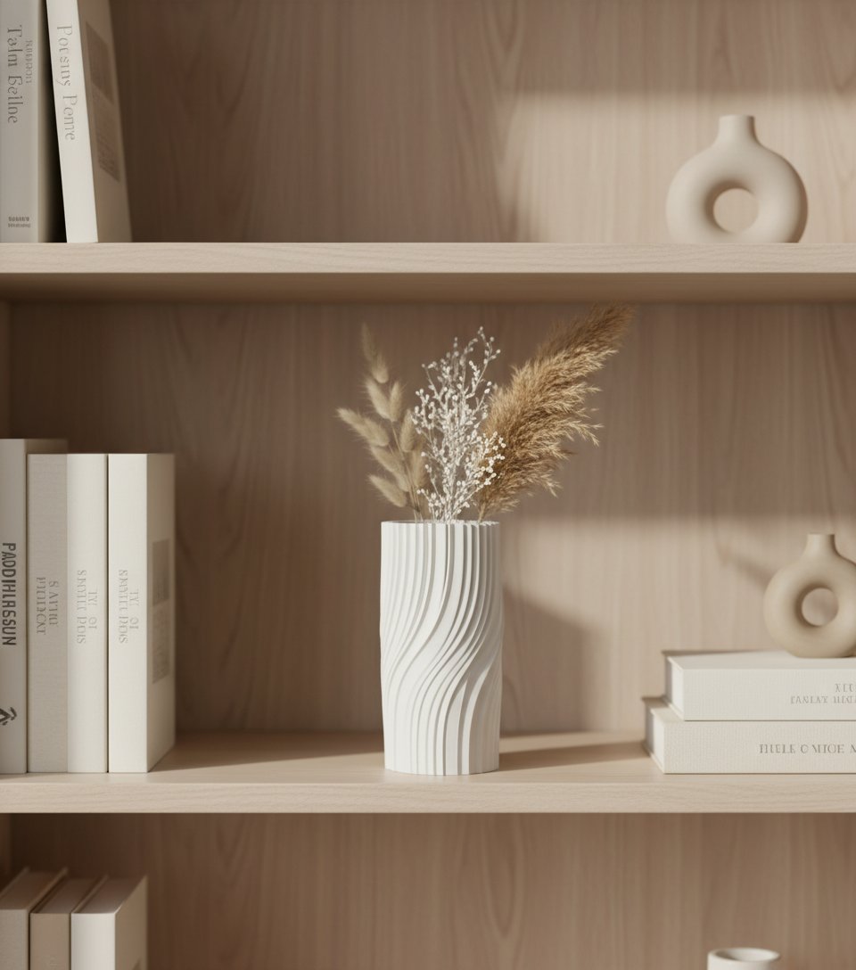 Jarron moderno retorcido