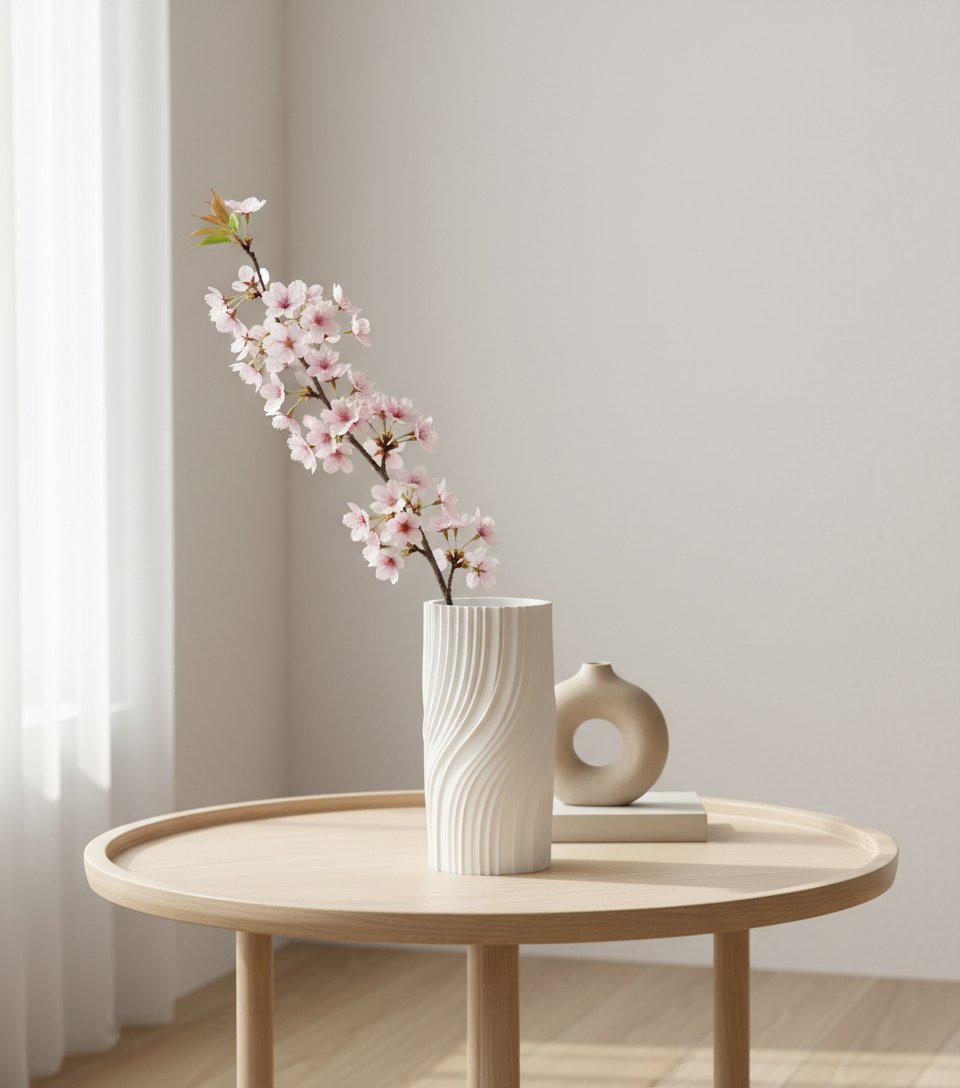 Jarron moderno retorcido