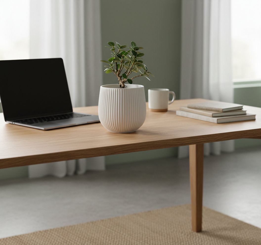 Maceta Moderna Estriada