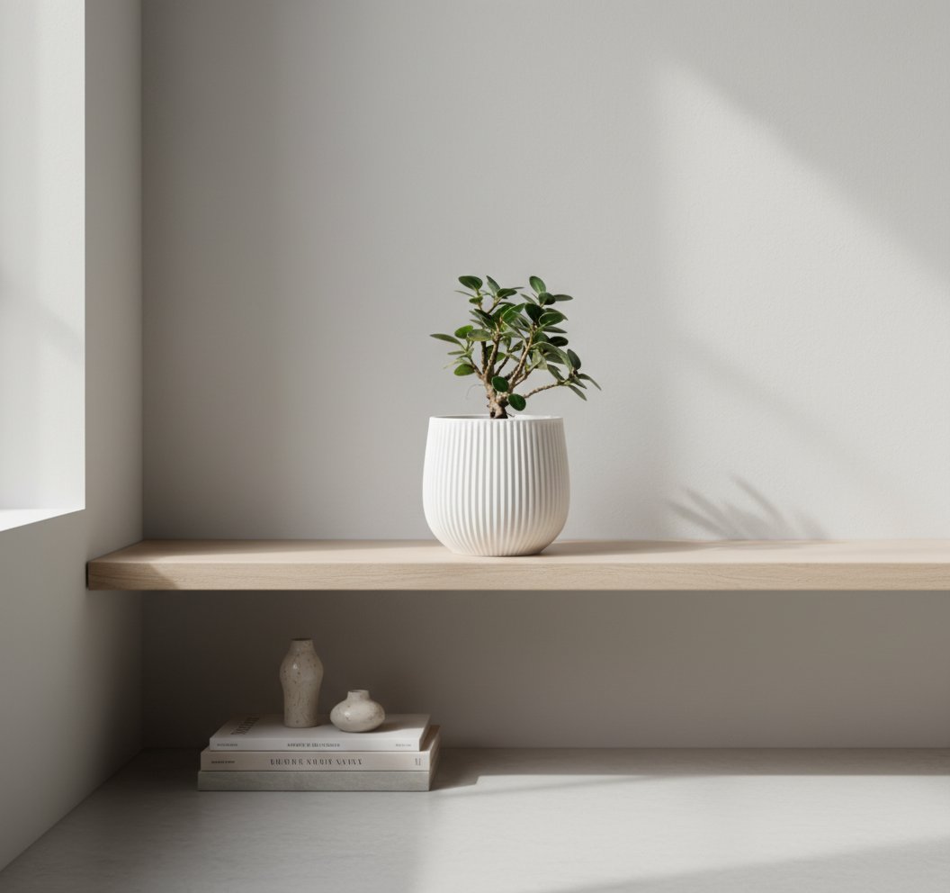 Maceta Moderna Estriada