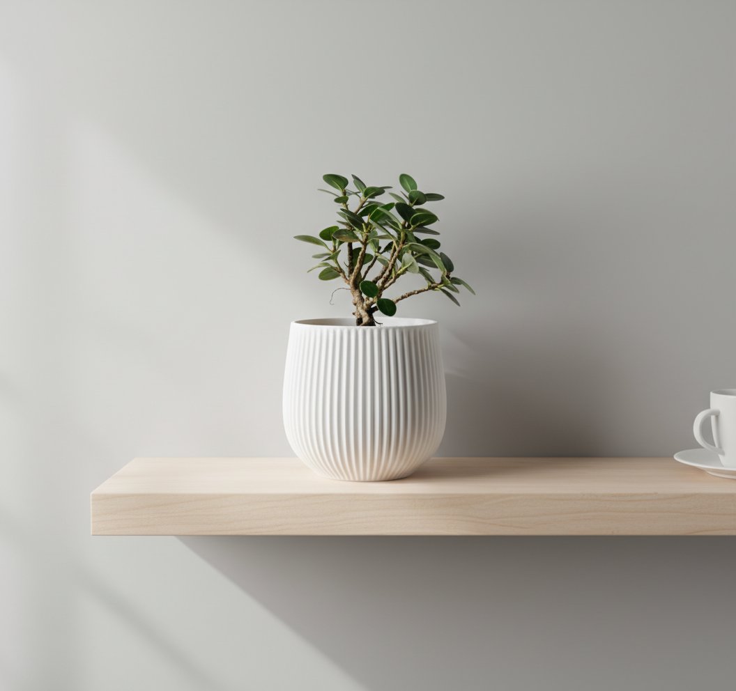 Maceta Moderna Estriada