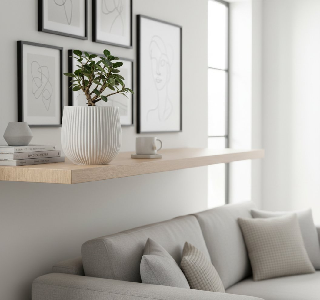 Maceta Moderna Estriada