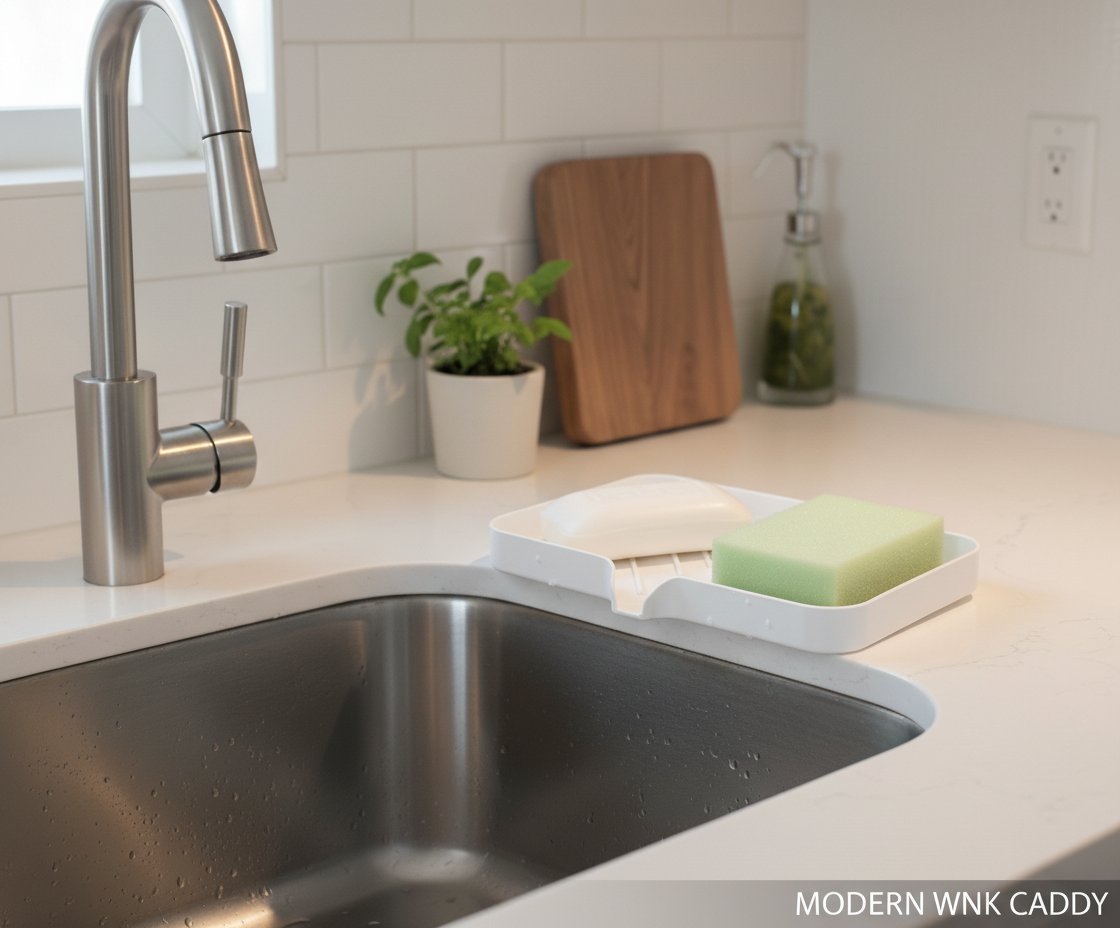 Bandeja escurridora para jabón y esponjas 