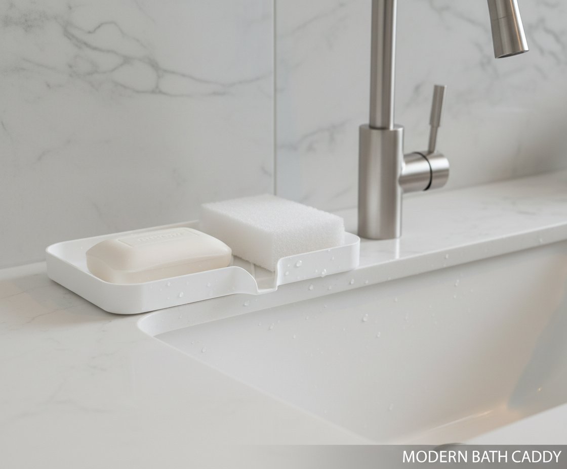 Bandeja escurridora para jabón y esponjas 