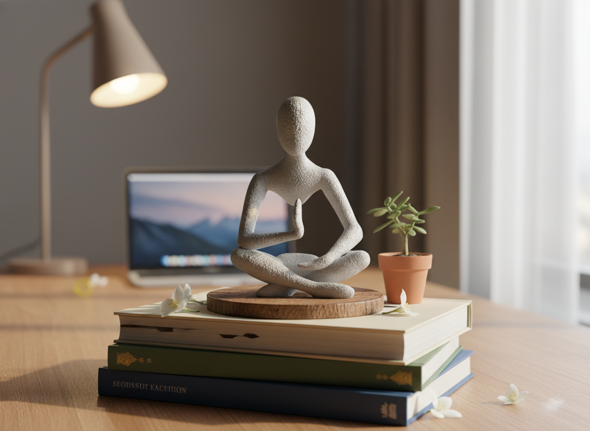 Escultura de Meditacion Celestial