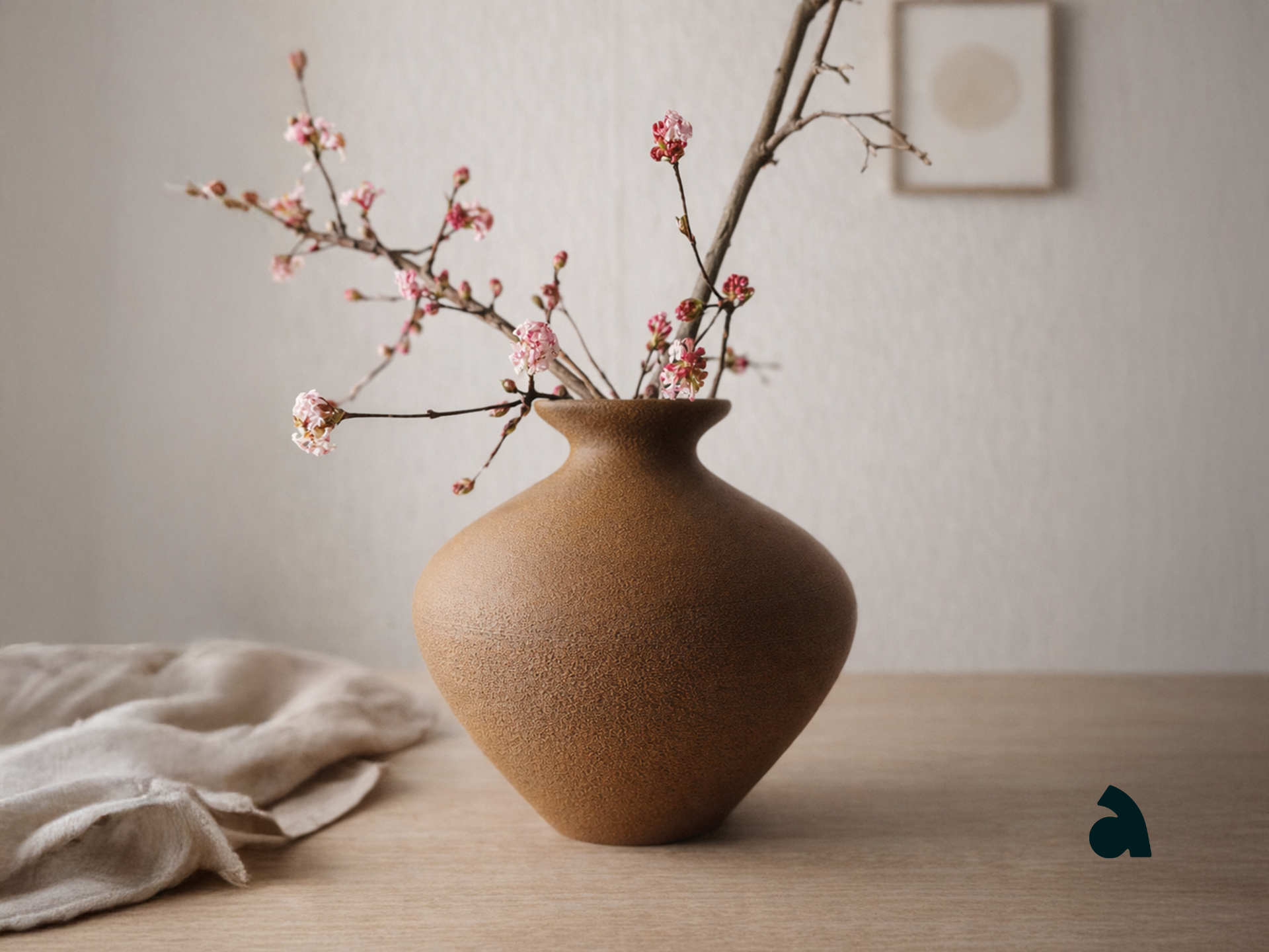 Florero Japandi