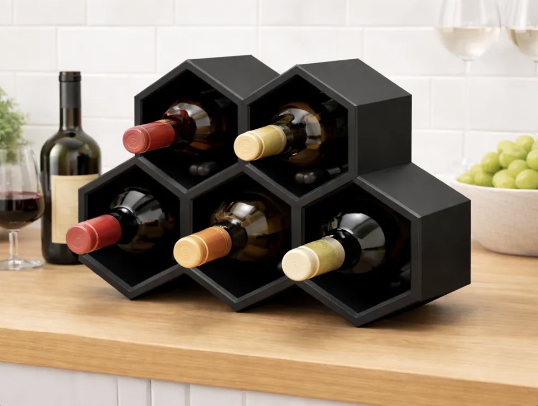 Estante para 5 vinos