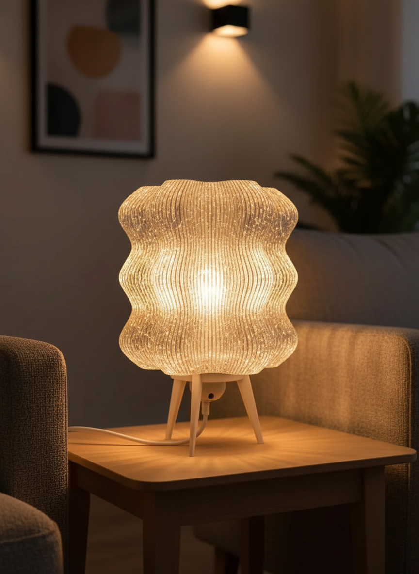 Lámpara Ondulada Moderna